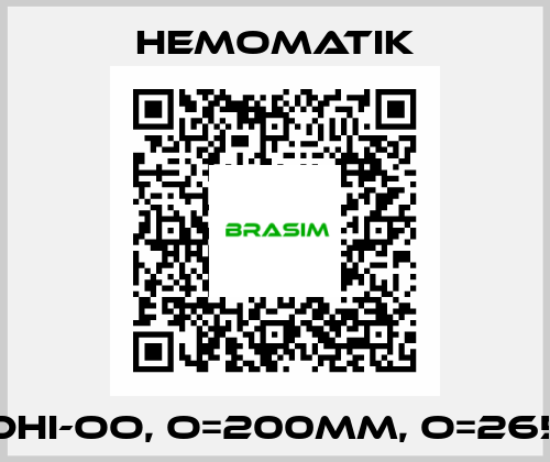 HMFDHI-OO, O=200MM, O=265MM  Hemomatik