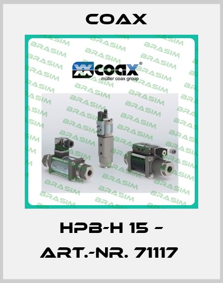 HPB-H 15 – ART.-NR. 71117  Coax