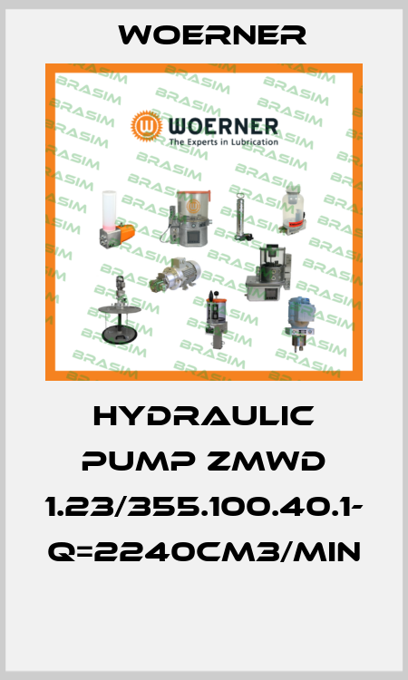 HYDRAULIC PUMP ZMWD 1.23/355.100.40.1- Q=2240CM3/MIN  Woerner