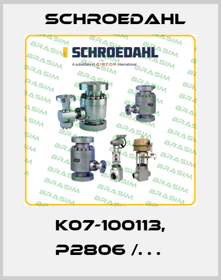 K07-100113, P2806 /…  Schroedahl