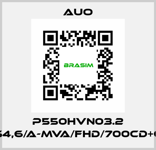 P550HVN03.2 54,6/A-MVA/FHD/700cd+C AUO