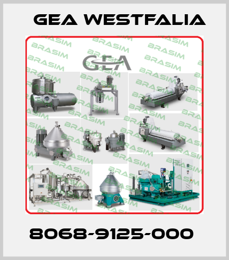 8068-9125-000  Gea Westfalia