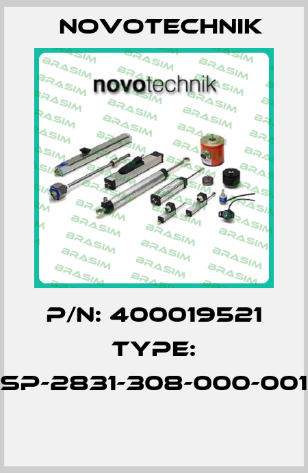 P/N: 400019521 Type: SP-2831-308-000-001  Novotechnik