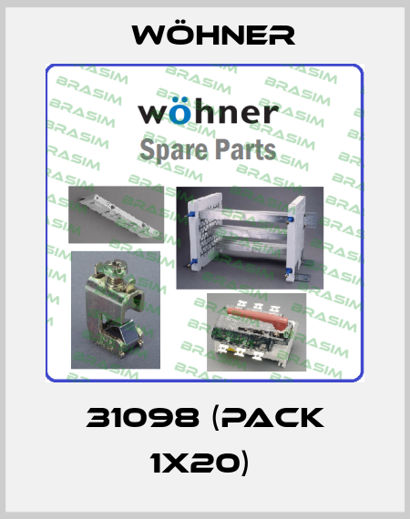 31098 (pack 1x20)  Wöhner