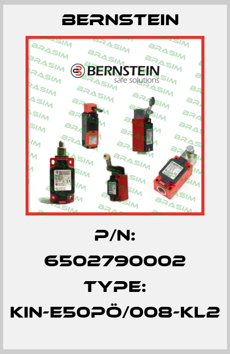 P/N: 6502790002 Type: KIN-E50PÖ/008-KL2 Bernstein
