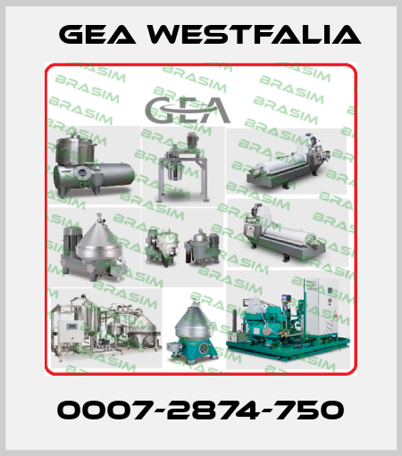 0007-2874-750 Gea Westfalia