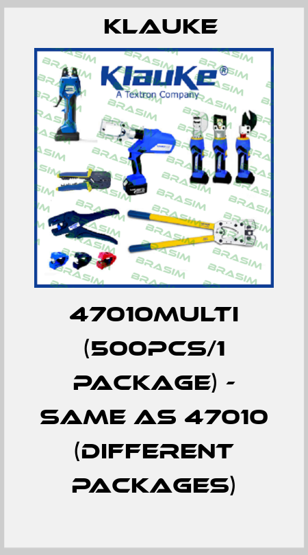 47010MULTI (500PCS/1 package) - same as 47010 (different packages) Klauke