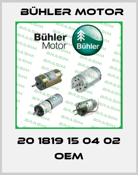 20 1819 15 04 02 oem Bühler Motor