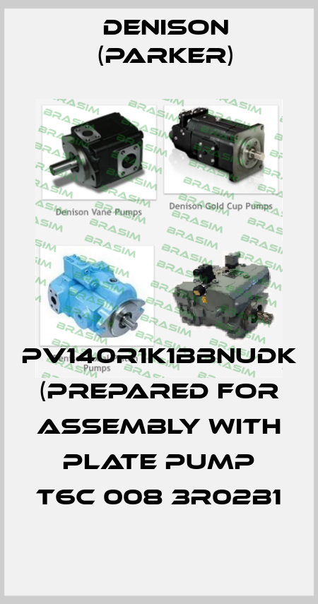 PV140R1K1BBNUDK (prepared for assembly with Plate pump T6C 008 3R02B1 Denison (Parker)