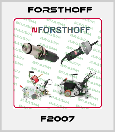 F2007 Forsthoff