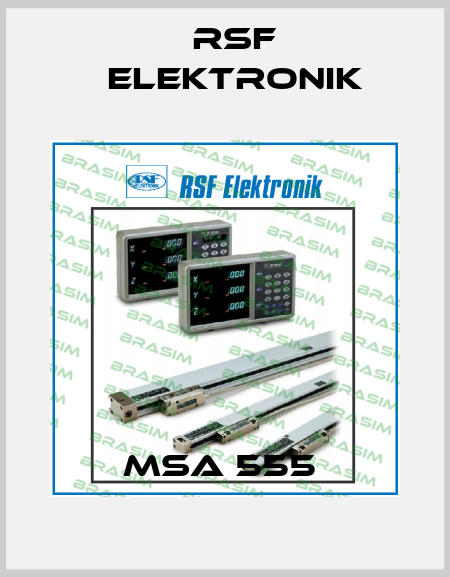 MSA 555  Rsf Elektronik