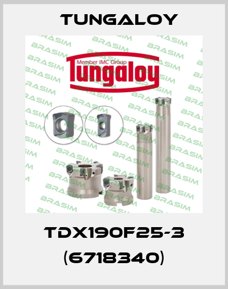 TDX190F25-3 (6718340) Tungaloy