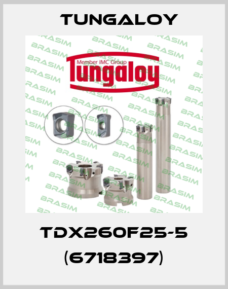 TDX260F25-5 (6718397) Tungaloy