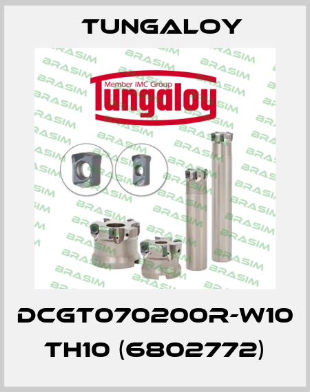 DCGT070200R-W10 TH10 (6802772) Tungaloy
