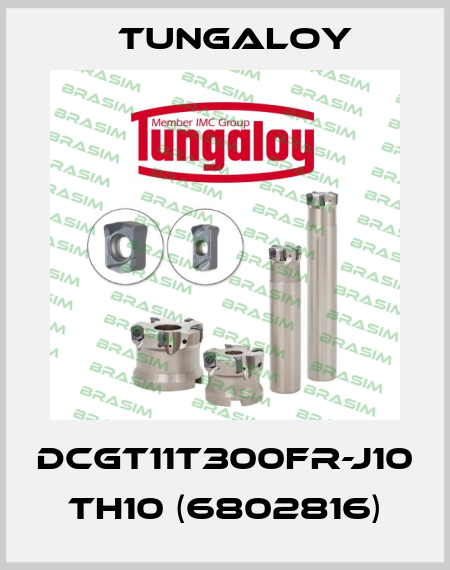 DCGT11T300FR-J10 TH10 (6802816) Tungaloy