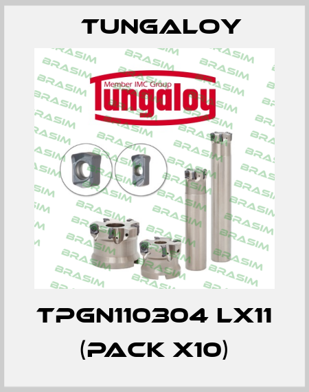 TPGN110304 LX11 (pack x10) Tungaloy
