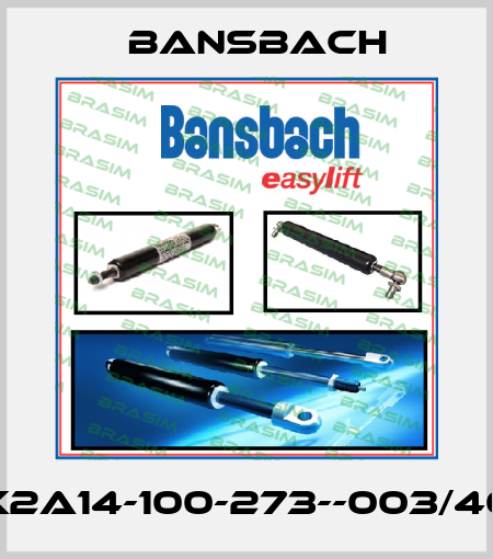 E0X2A14-100-273--003/400N Bansbach