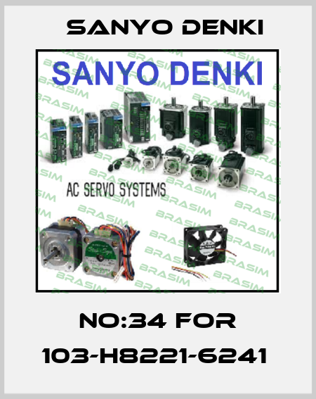 NO:34 FOR 103-H8221-6241  Sanyo Denki