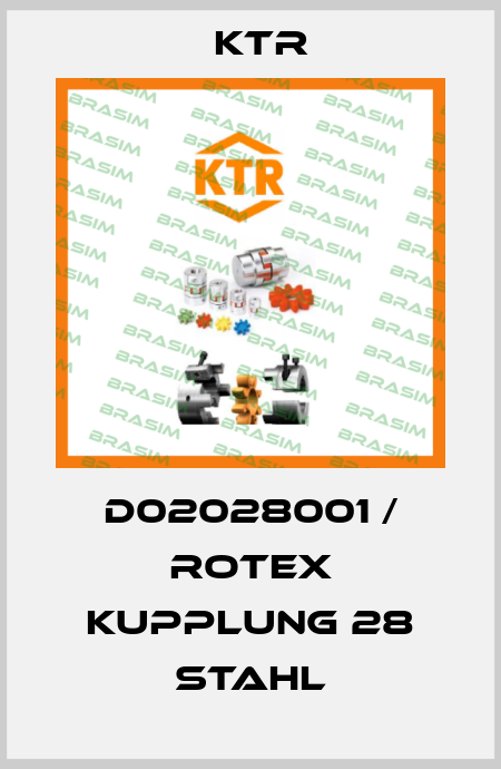 D02028001 / ROTEX Kupplung 28 STAHL KTR