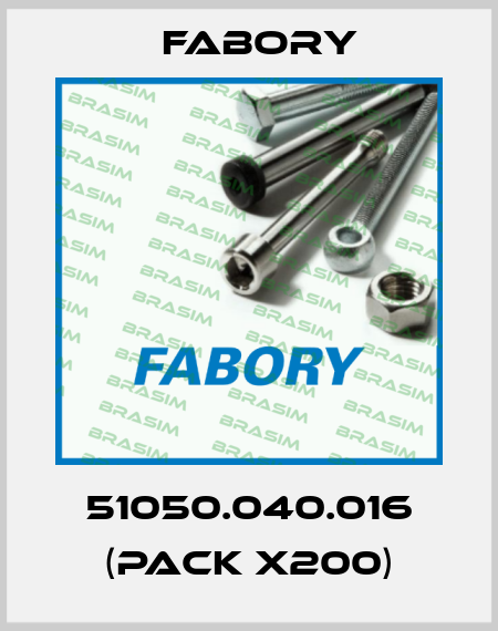 51050.040.016 (pack x200) Fabory