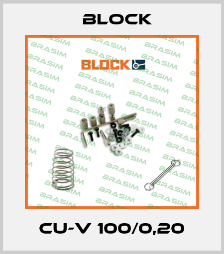 CU-V 100/0,20 Block