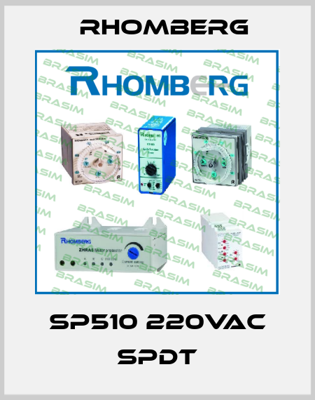 SP510 220VAC SPDT Rhomberg
