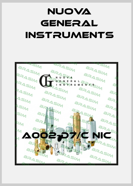 A002-D7/C NIC Nuova General Instruments