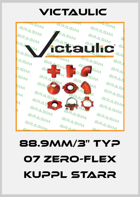 88.9mm/3" Typ 07 Zero-Flex Kuppl starr Victaulic