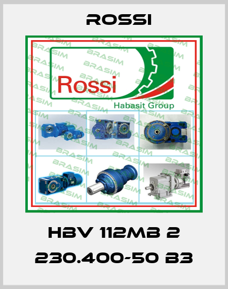 HBV 112MB 2 230.400-50 B3 Rossi