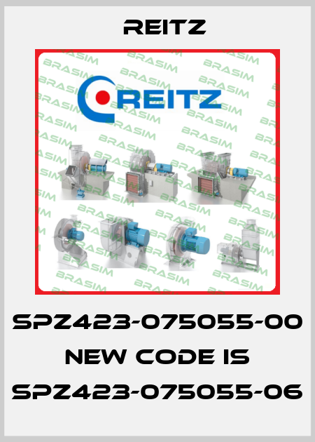 SPZ423-075055-00 new code is SPZ423-075055-06 Reitz