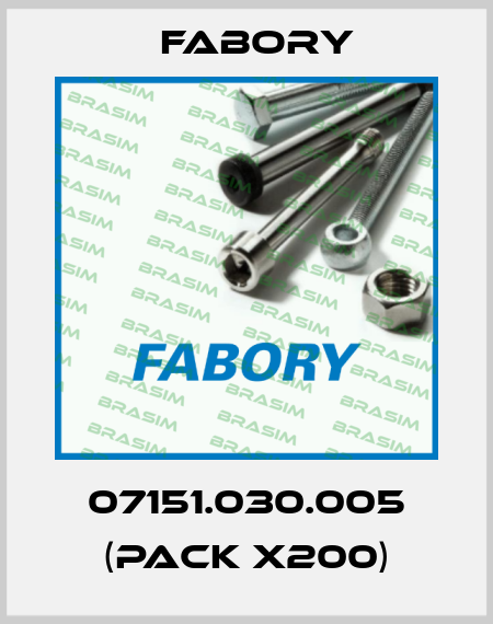 07151.030.005 (pack x200) Fabory
