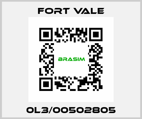 0L3/00502805 Fort Vale