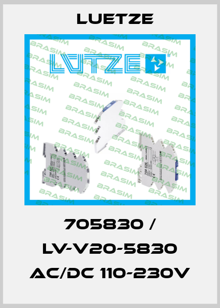 705830 / LV-V20-5830 AC/DC 110-230V Luetze