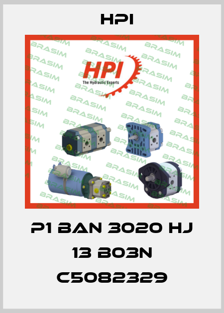 P1 BAN 3020 HJ 13 B03N C5082329 HPI