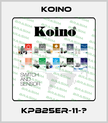 KPB25ER-11-? Koino