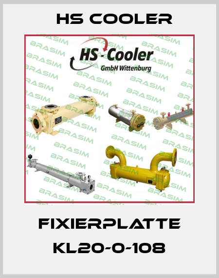 Fixierplatte KL20-0-108 HS Cooler