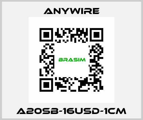A20SB-16USD-1CM Anywire