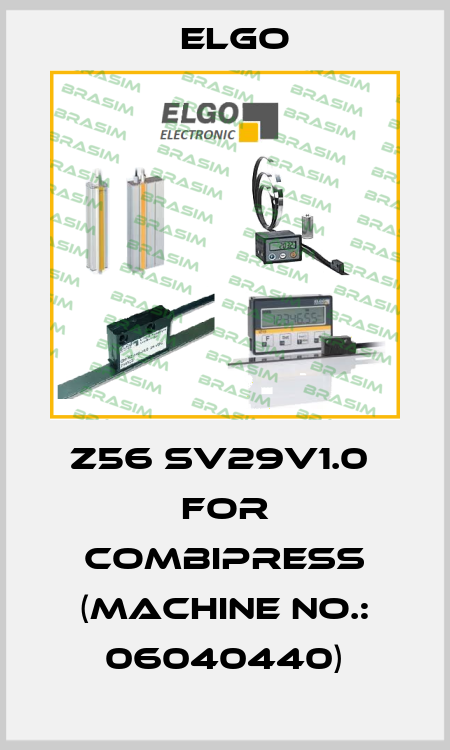 z56 sv29v1.0  for COMBIPRESS (Machine No.: 06040440) Elgo