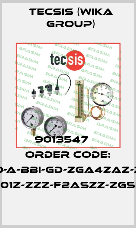 9013547     Order code: S-10-A-BBI-GD-ZGA4ZAZ-ZZZ W101Z-ZZZ-F2ASZZ-ZGSE2 Tecsis (WIKA Group)
