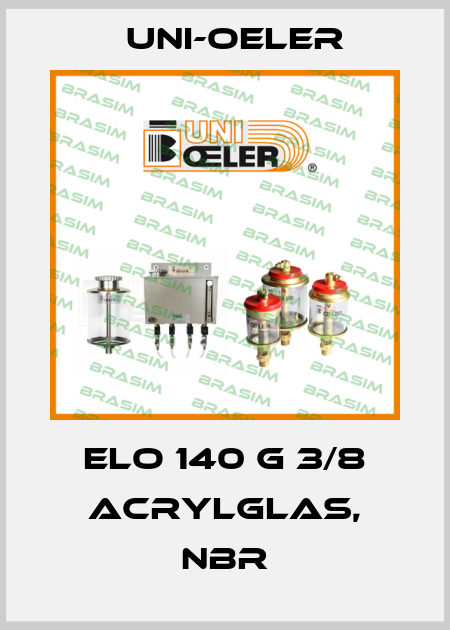 ELO 140 G 3/8 Acrylglas, NBR Uni-Oeler