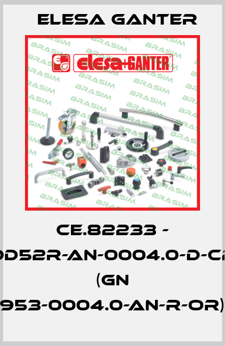 CE.82233 - DD52R-AN-0004.0-D-C2 (GN 953-0004.0-AN-R-OR) Elesa Ganter
