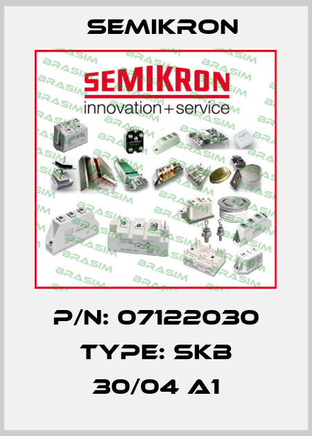 P/N: 07122030 Type: SKB 30/04 A1 Semikron