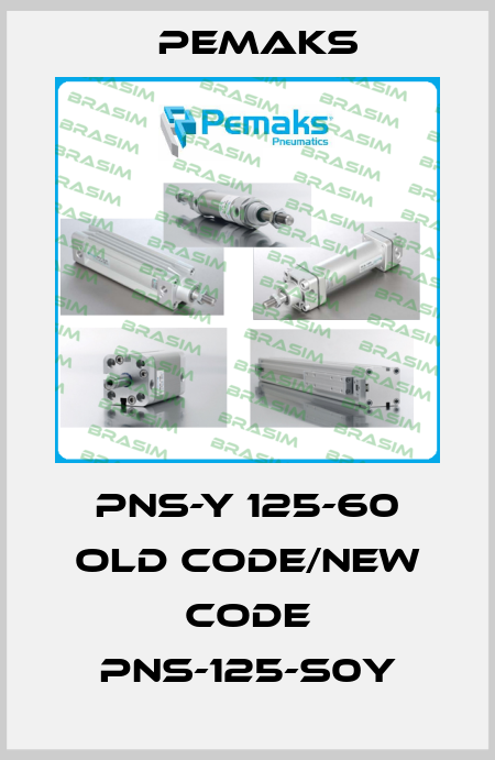 PNS-Y 125-60 old code/new code PNS-125-S0Y Pemaks