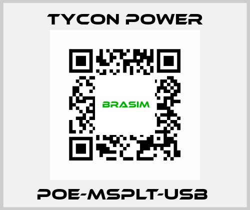 POE-MSPLT-USB  Tycon Power