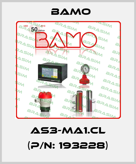 AS3-MA1.CL (P/N: 193228) Bamo