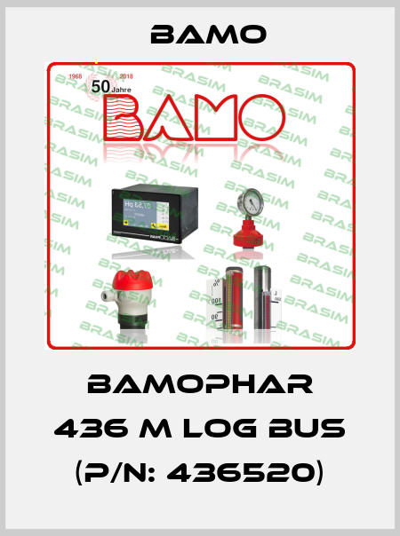BAMOPHAR 436 M LOG BUS (P/N: 436520) Bamo