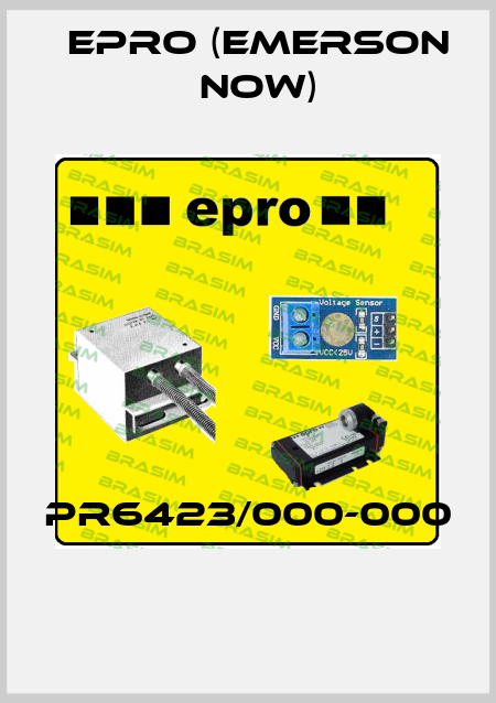 PR6423/000-000  Epro (Emerson now)
