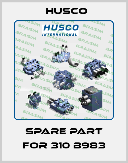 Spare part for 310 B983 Husco