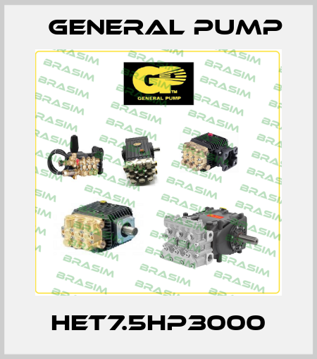 HET7.5HP3000 General Pump