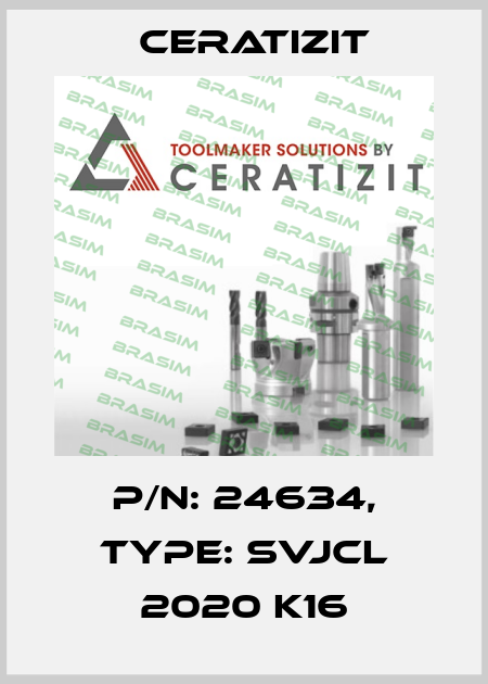 P/N: 24634, Type: SVJCL 2020 K16 Ceratizit